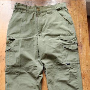 Tru-Spec 24-7 Tactical Pants Mens 32/32 Olive Drab Light Gray